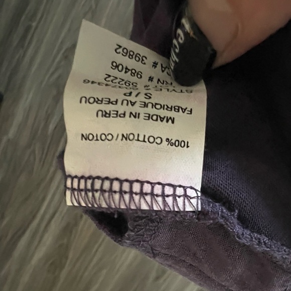 Theory Purple Skater Mini Skirt with Tie Front - Picture 8 of 9